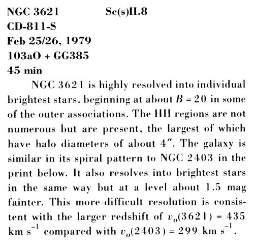 NGC 3621 사진 설명 (스캔)