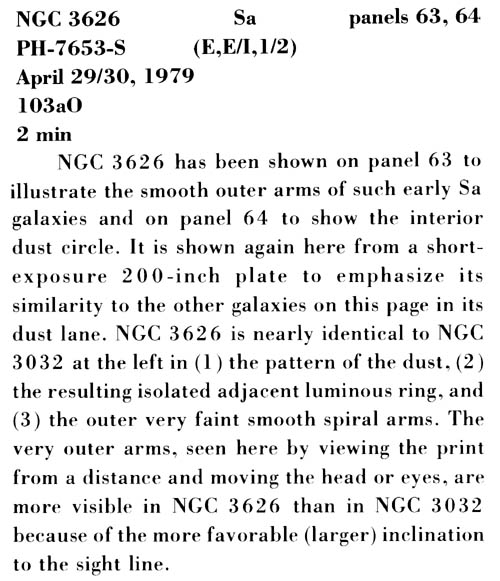 NGC 3626 사진 설명 (스캔)