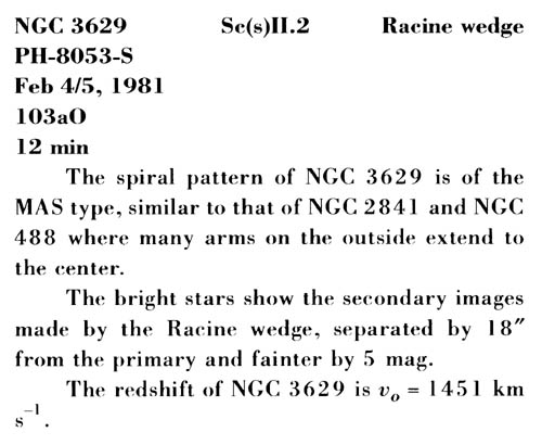 NGC 3629 사진 설명 (스캔)