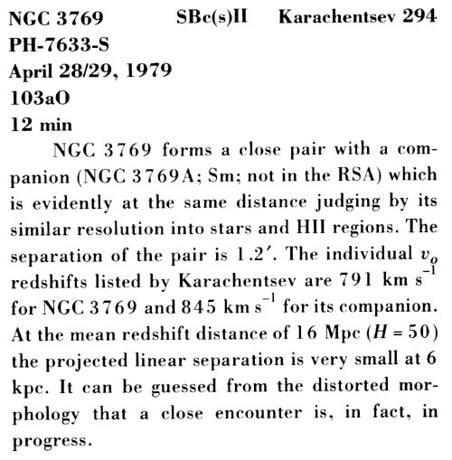 NGC 3769 사진 설명 (스캔)