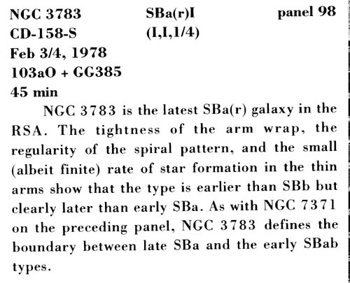 NGC 3783 사진 설명 (스캔)