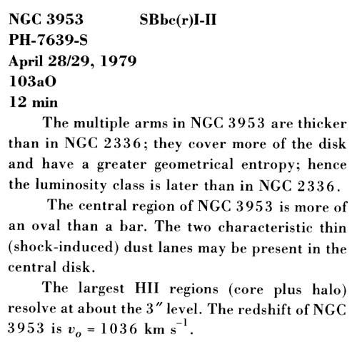 NGC 3953 사진 설명 (스캔)