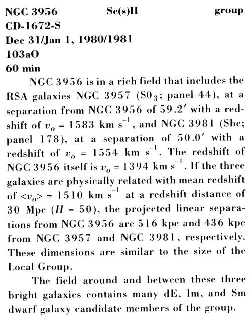 NGC 3956 사진 설명 (스캔)