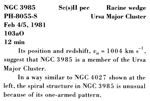 NGC 3985 사진 설명 (스캔)