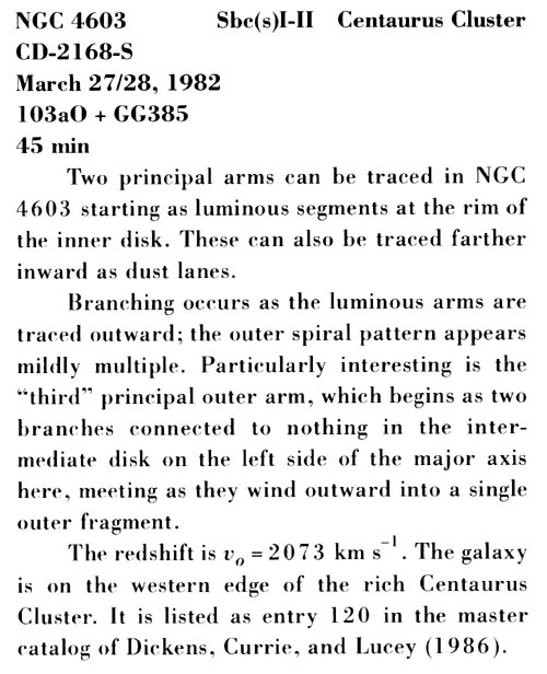 NGC 4603 사진 설명 (스캔)