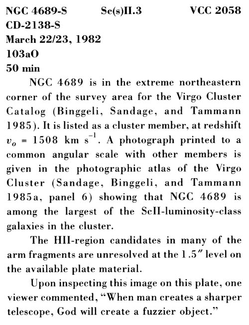 NGC 4689 사진 설명 (스캔)