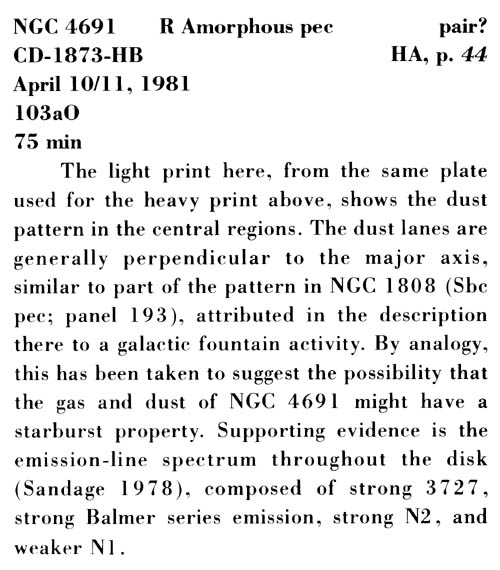 NGC 4691 사진 설명 (스캔)