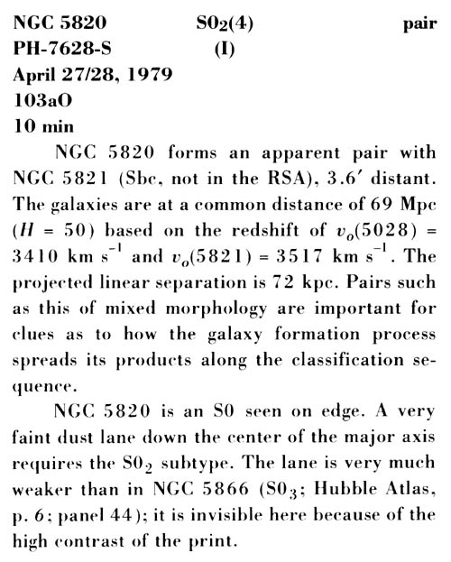 NGC 5820 사진 설명 (스캔)